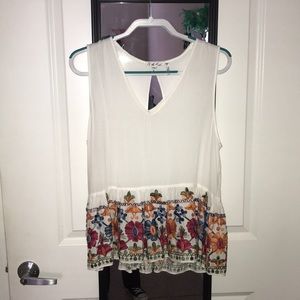 Floral Peplum Top